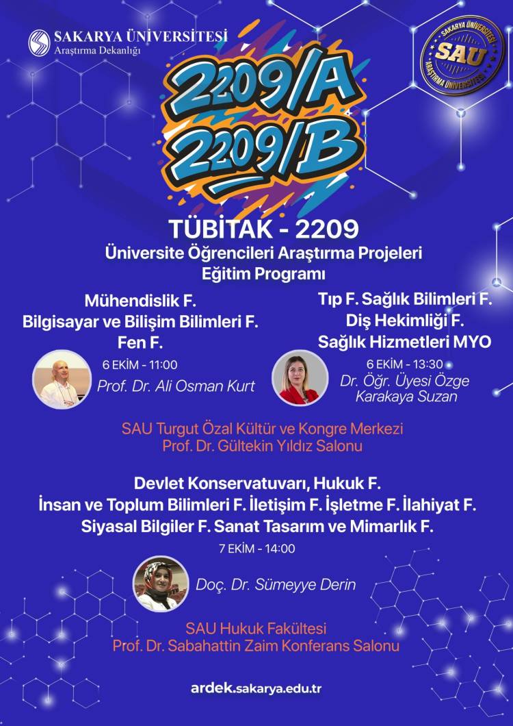 TÜBİTAK 2209 University Students Research Projects Training Program